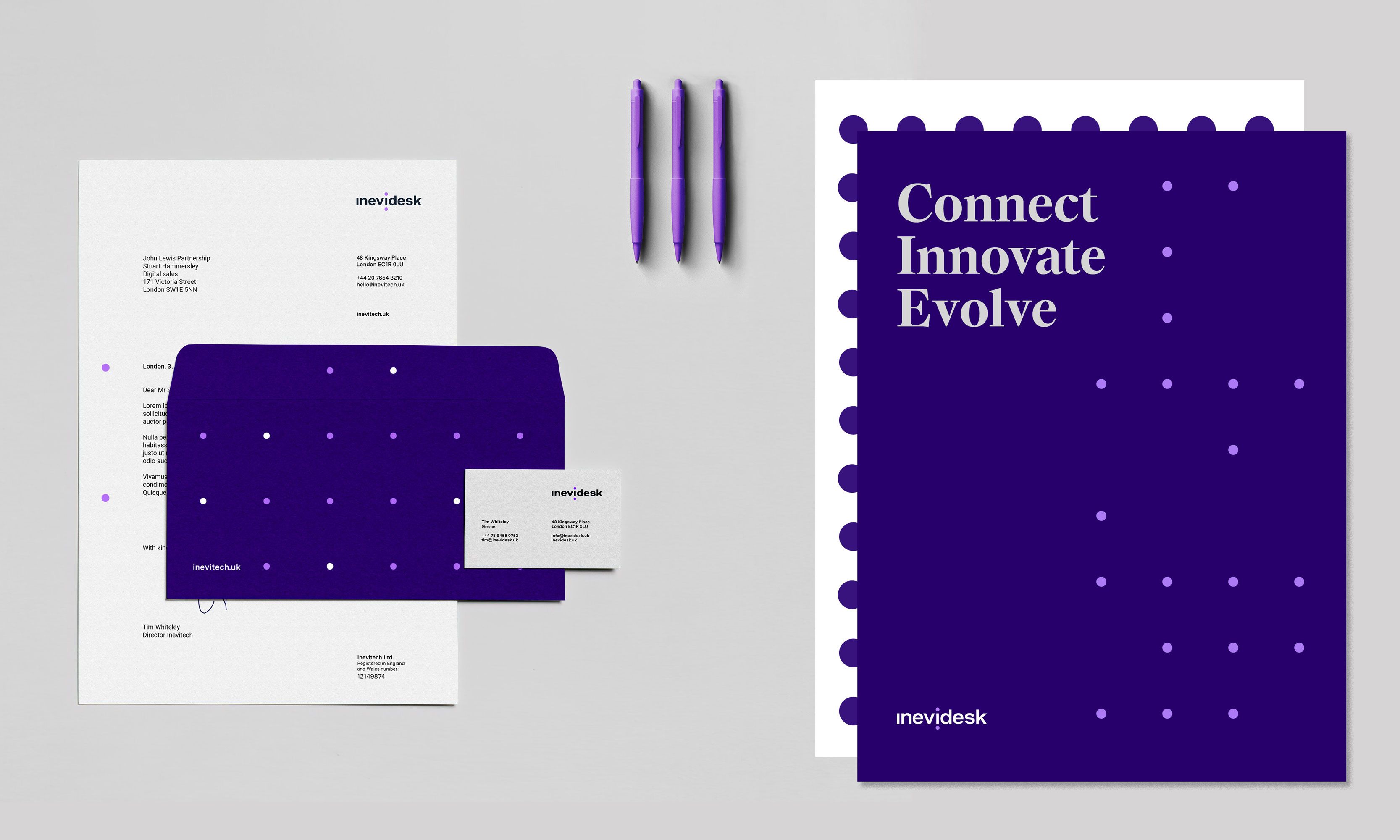 inevidesk stationery